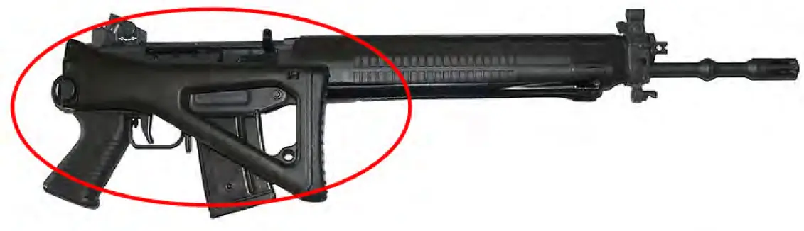 arme d'épaule