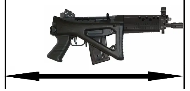arme d'épaule